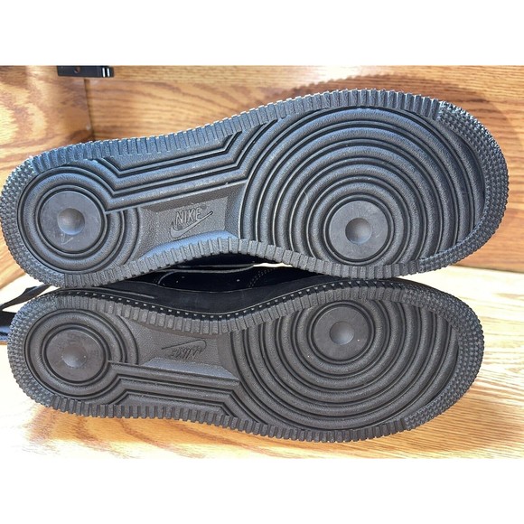 Nike Air Force One Triple Black High Top W/ Orthopedic 1in Lift Men Size 8.5 main image 8